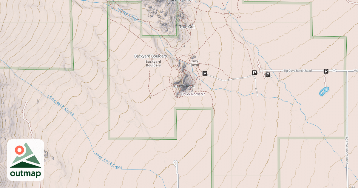 Map of Chuck Norris