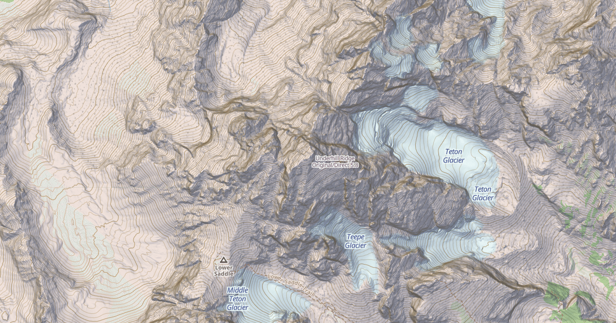 Map preview of Underhill Ridge Original/Direct