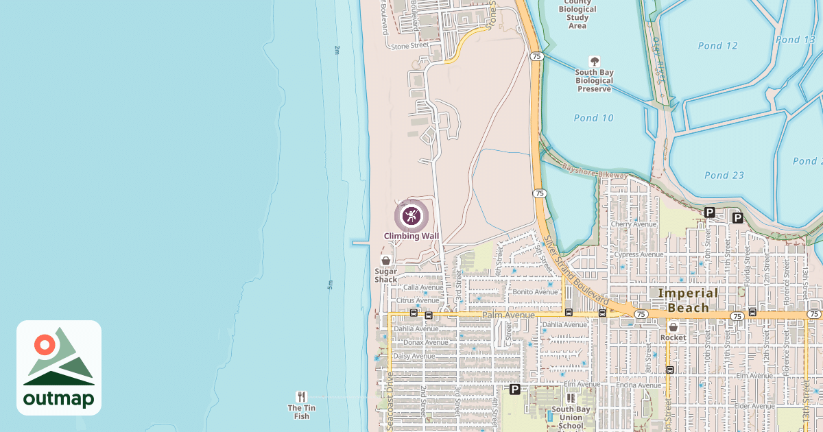 Map of Climbing Wall