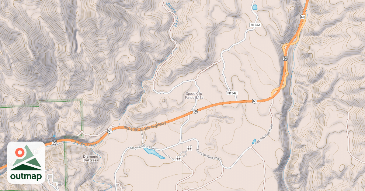 Map of Speed Clip Pantie