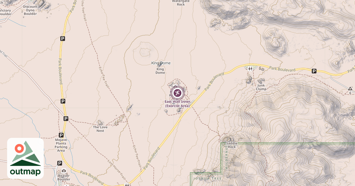 Map of East Wall Inner (Exorcist Area)