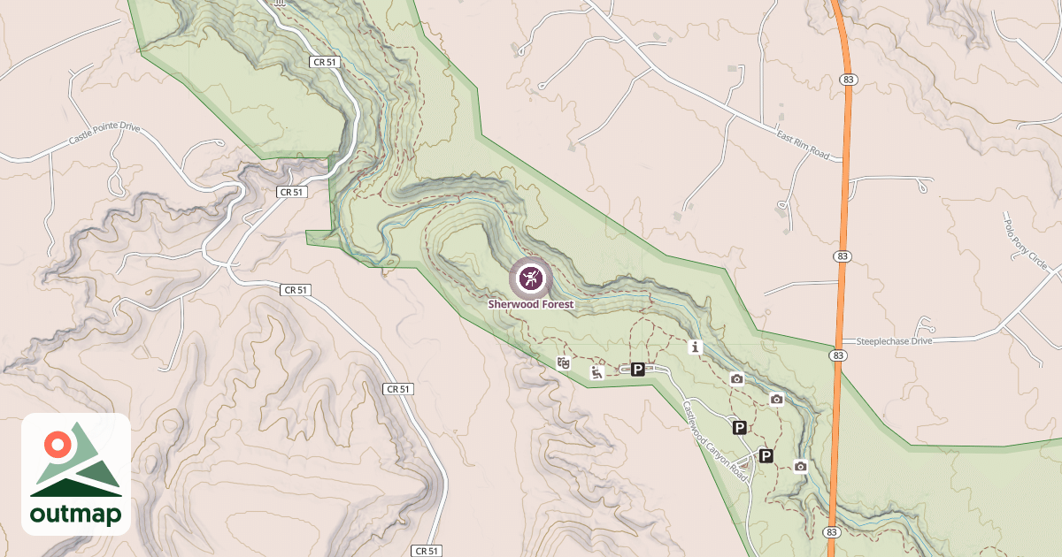 Map of Sherwood Forest