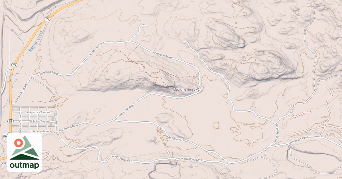 Map of Medicine Horse