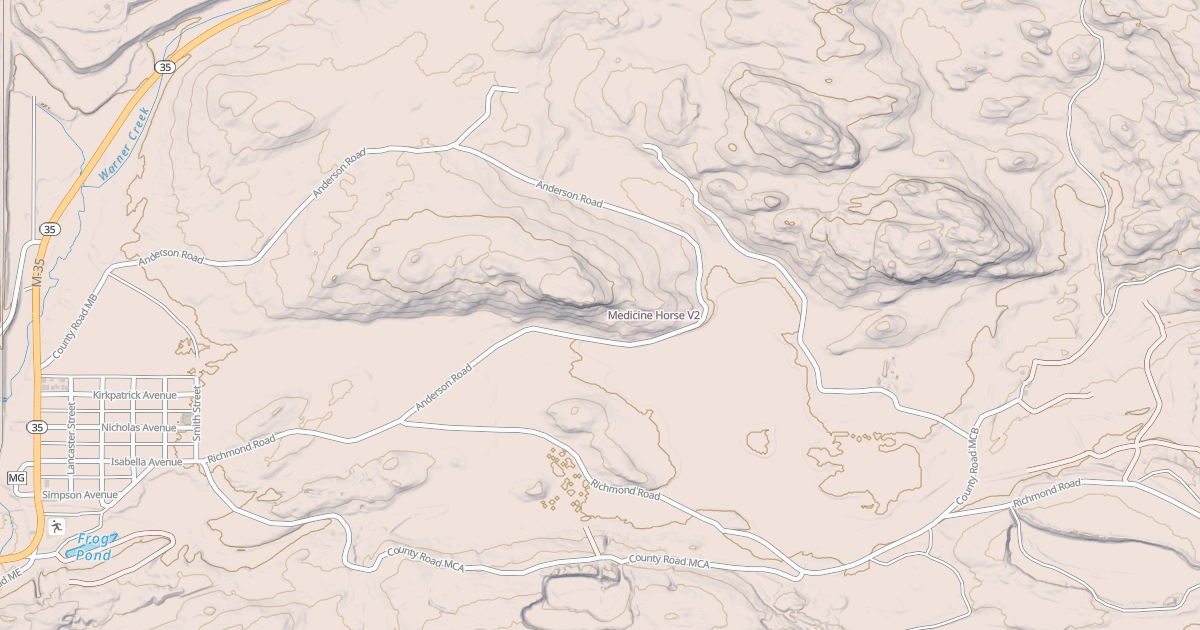 Map preview of Medicine Horse