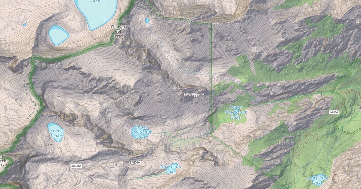 Map preview of East Ridge