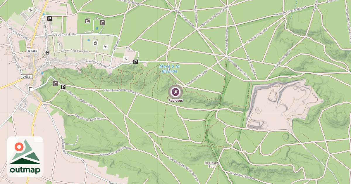 Map of Recloses