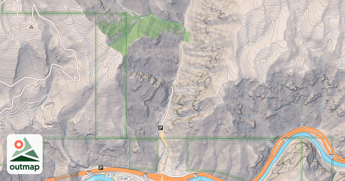 Map of Lone Pine Tree Direct