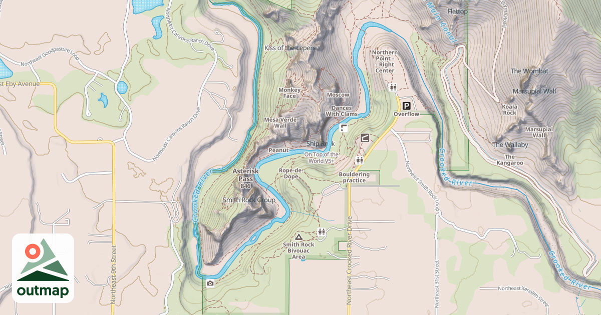 Map of On Top of the World