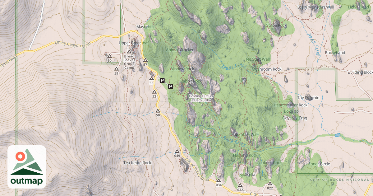 Map of Holding Out For a Hero