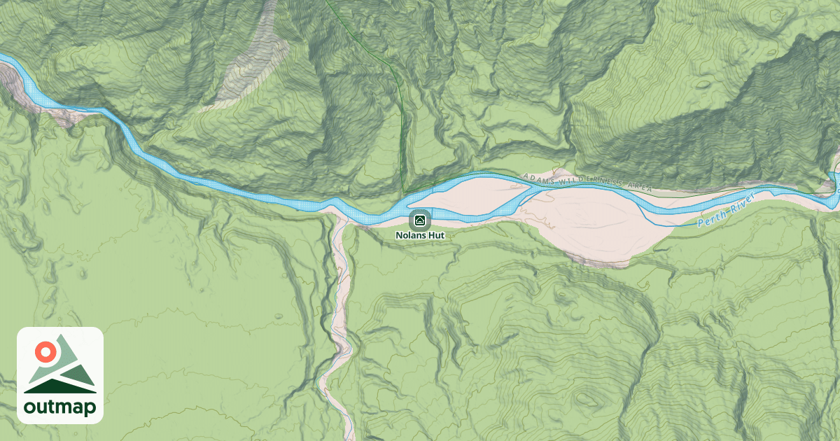 Map of Nolans Hut