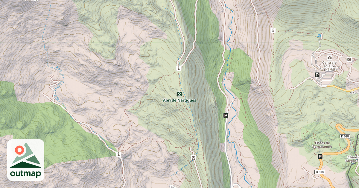 Map of Abri de Nartigues