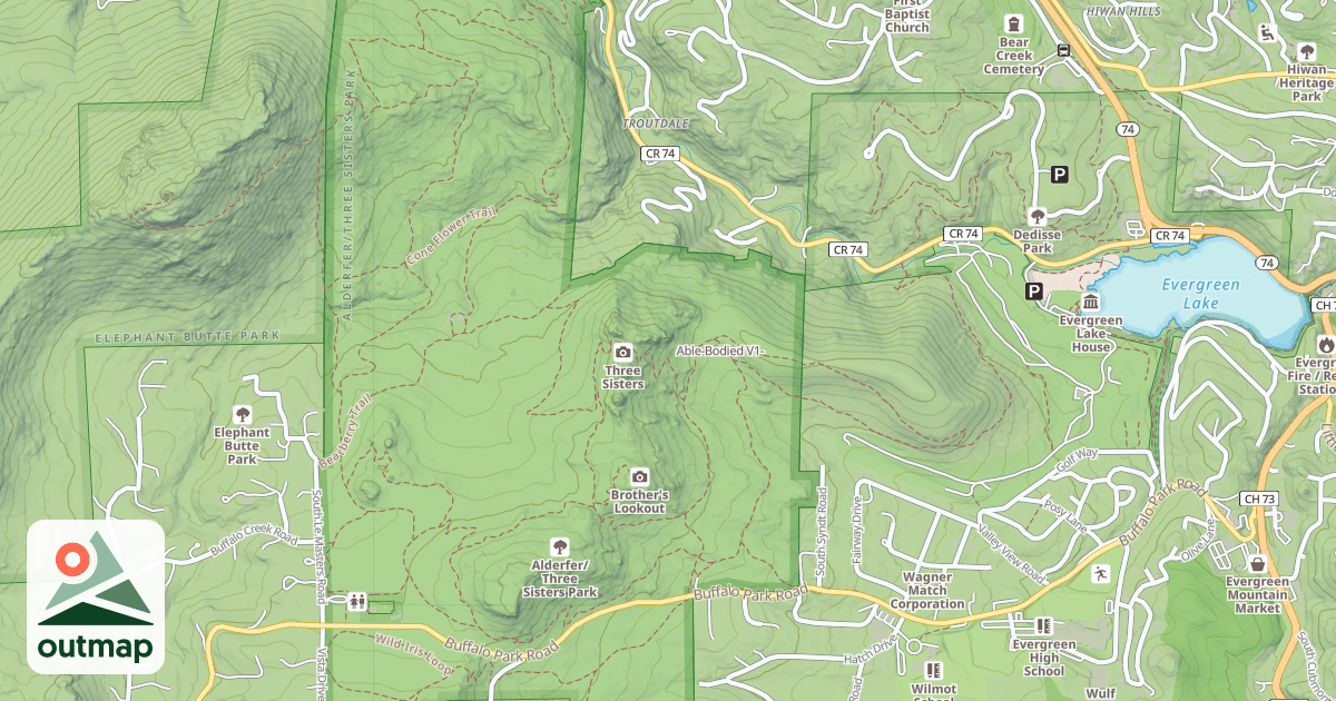 Map of Able-Bodied
