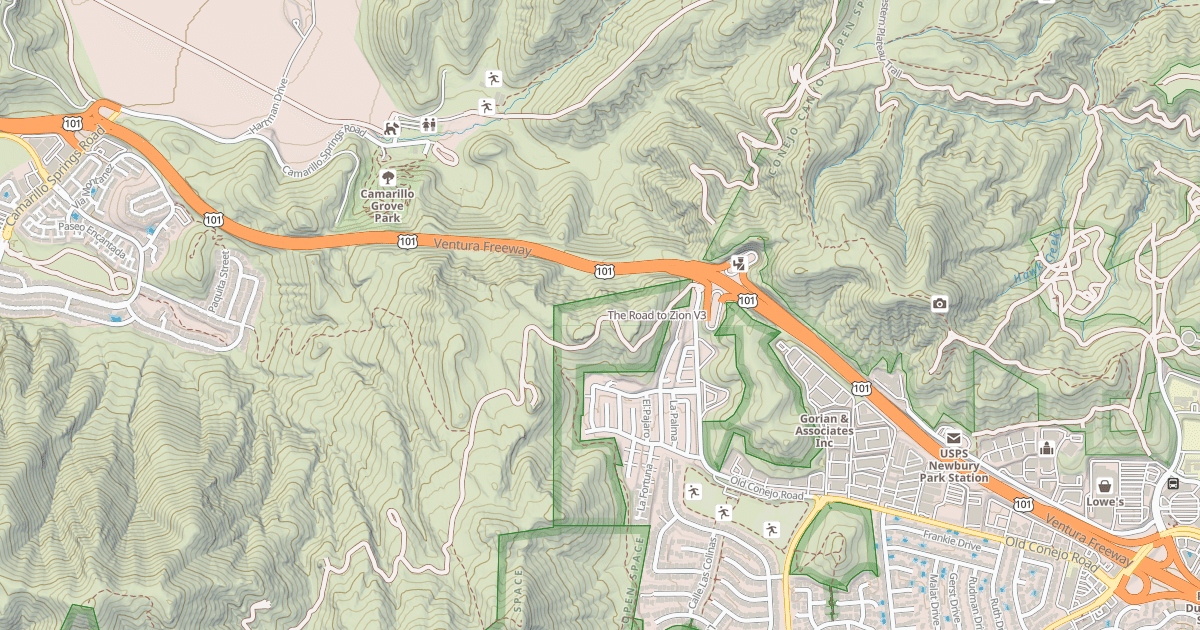 Map preview of The Road to Zion