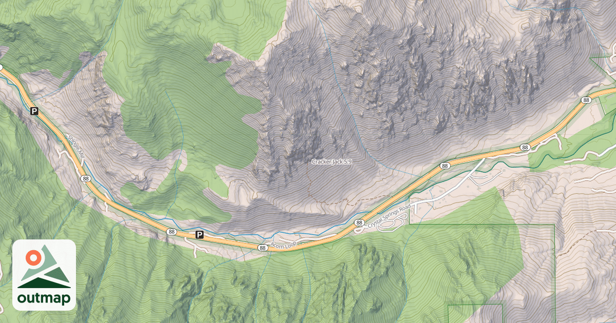 Map of Cracker Jack