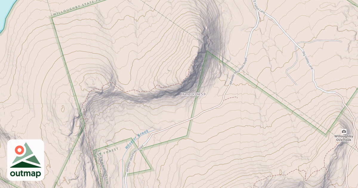 Map of Hump or Die