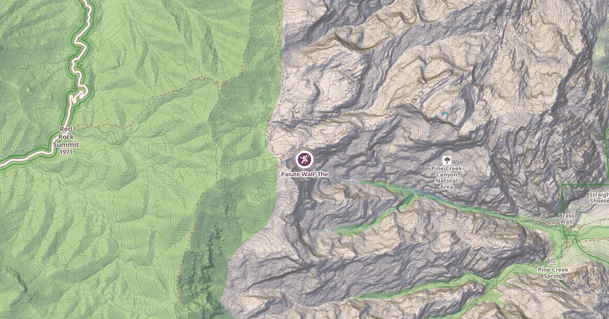 Map preview of Paiute Wall, The