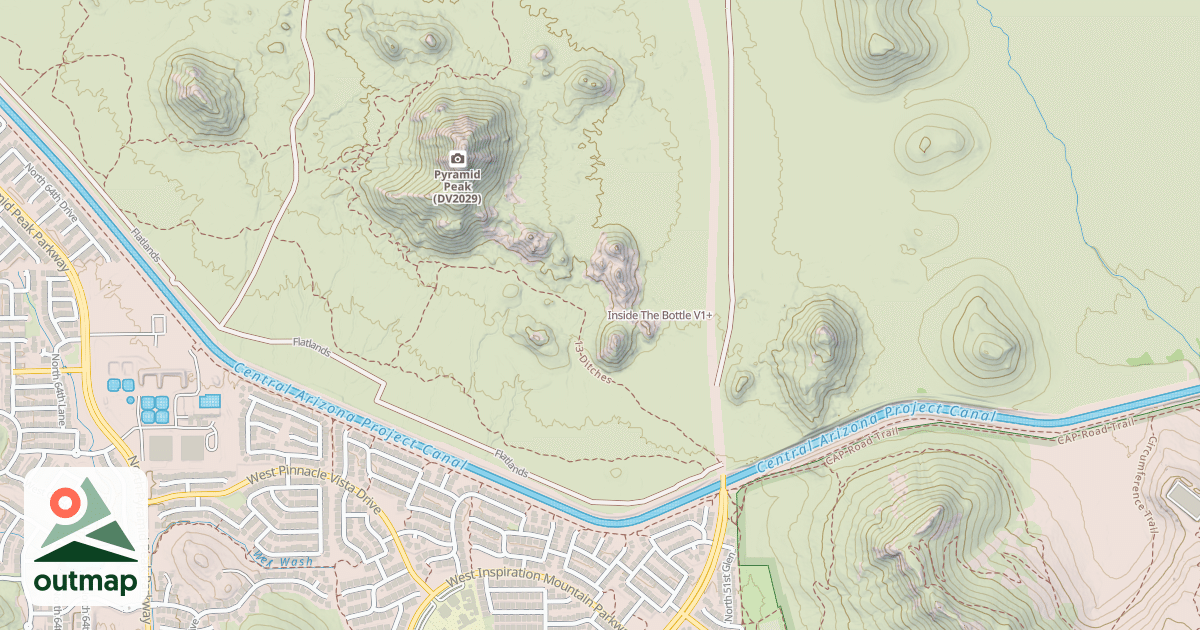 Map of Inside The Bottle