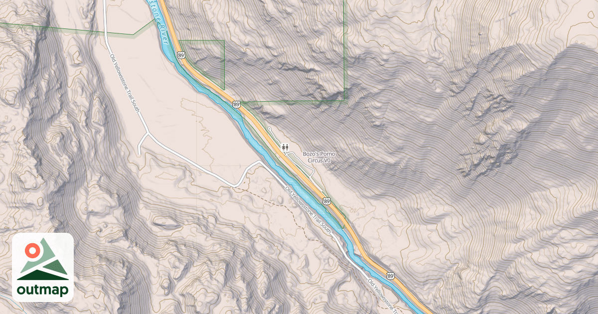 Map of Bozo's Porno Circus