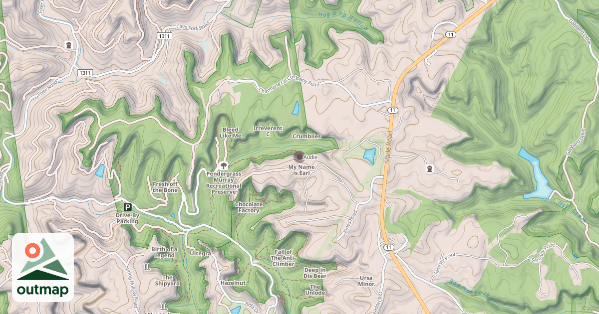 Map of Audie