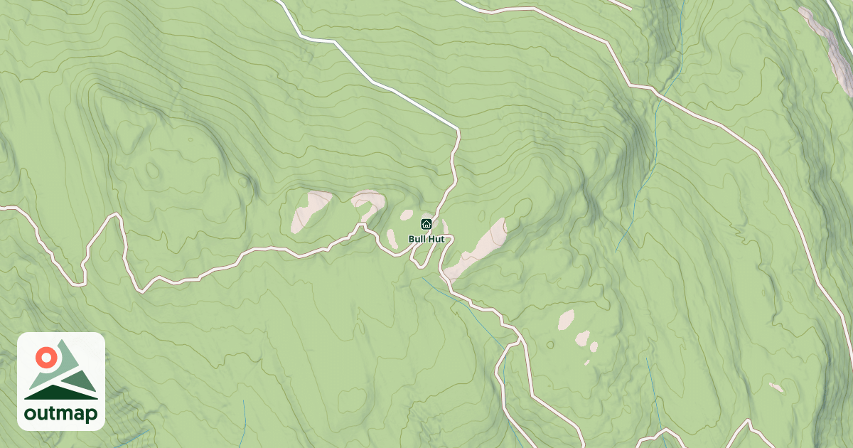 Map of Bull Hut