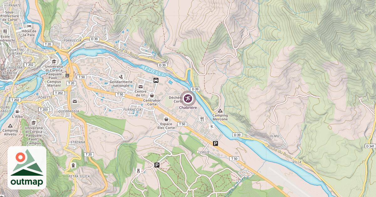 Map of Chabrière