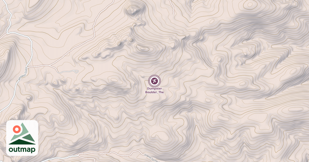 Map of Dumpster Boulder, The