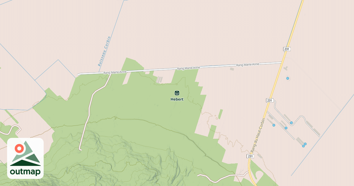 Map of Hebert