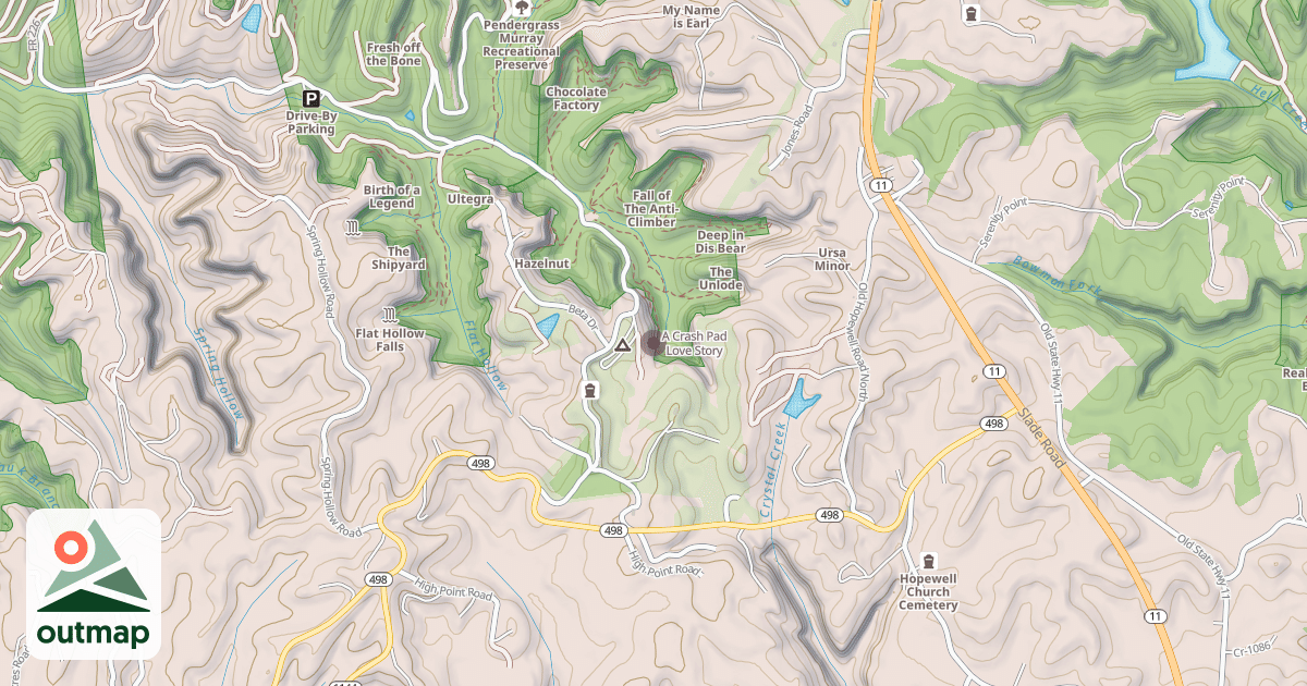 Map of A Crash Pad Love Story