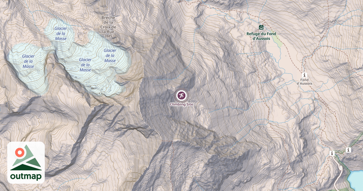 Map of Climbing Site