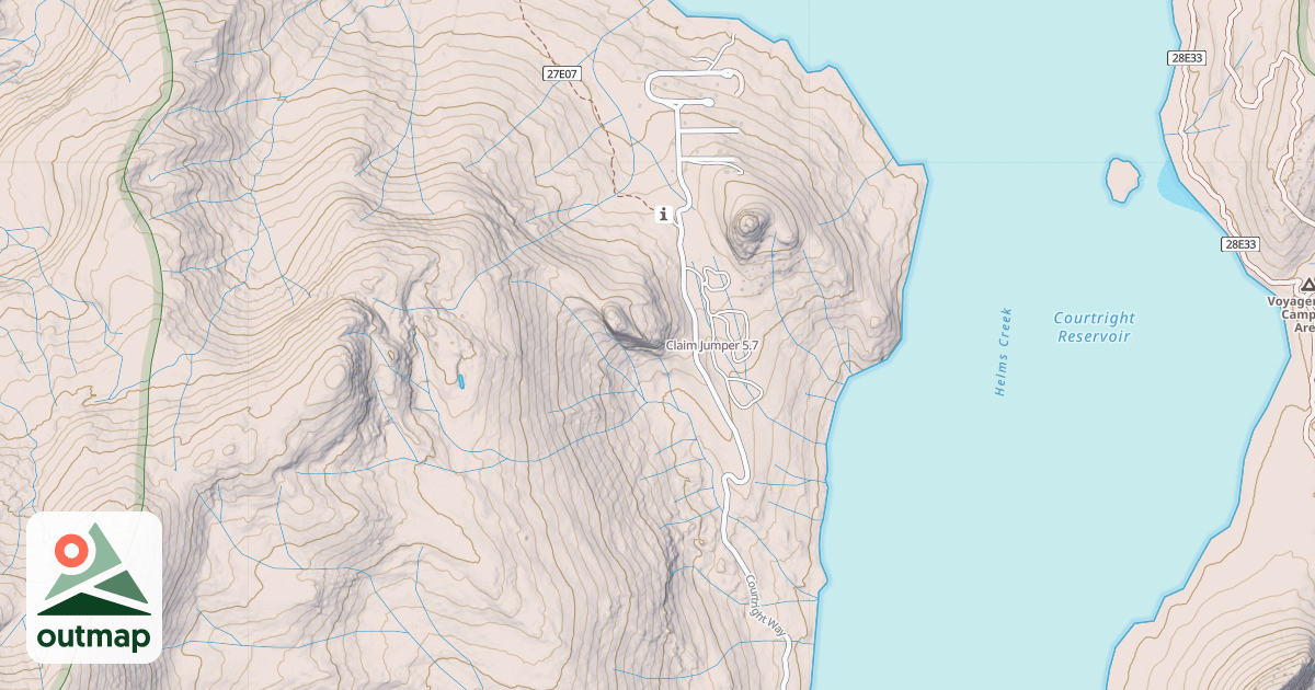 Map of Claim Jumper