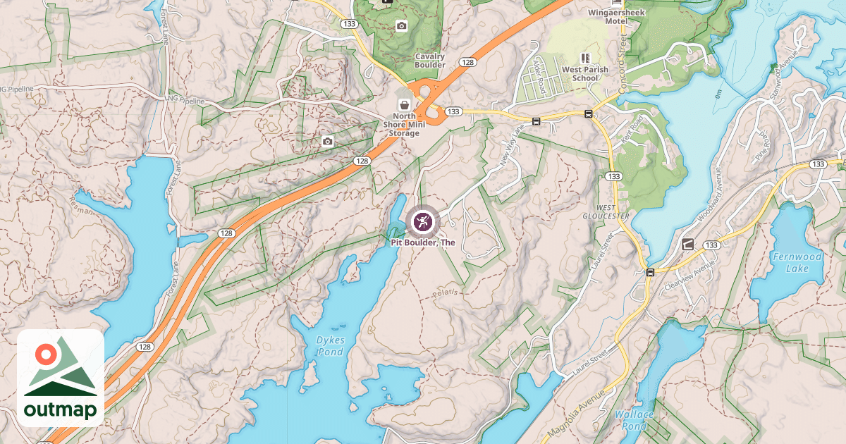 Map of Pit Boulder, The