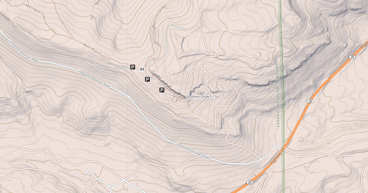 Map preview of Southern Draw