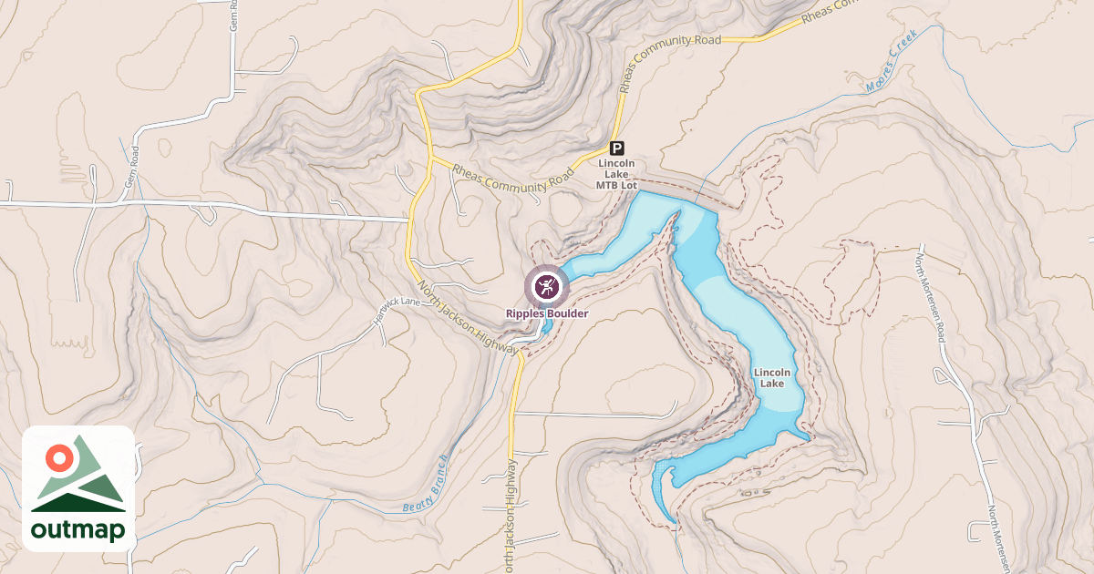 Map of Ripples Boulder