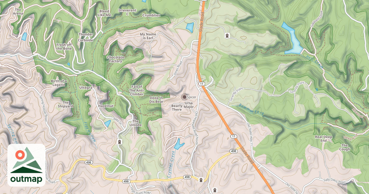 Map of Spicer