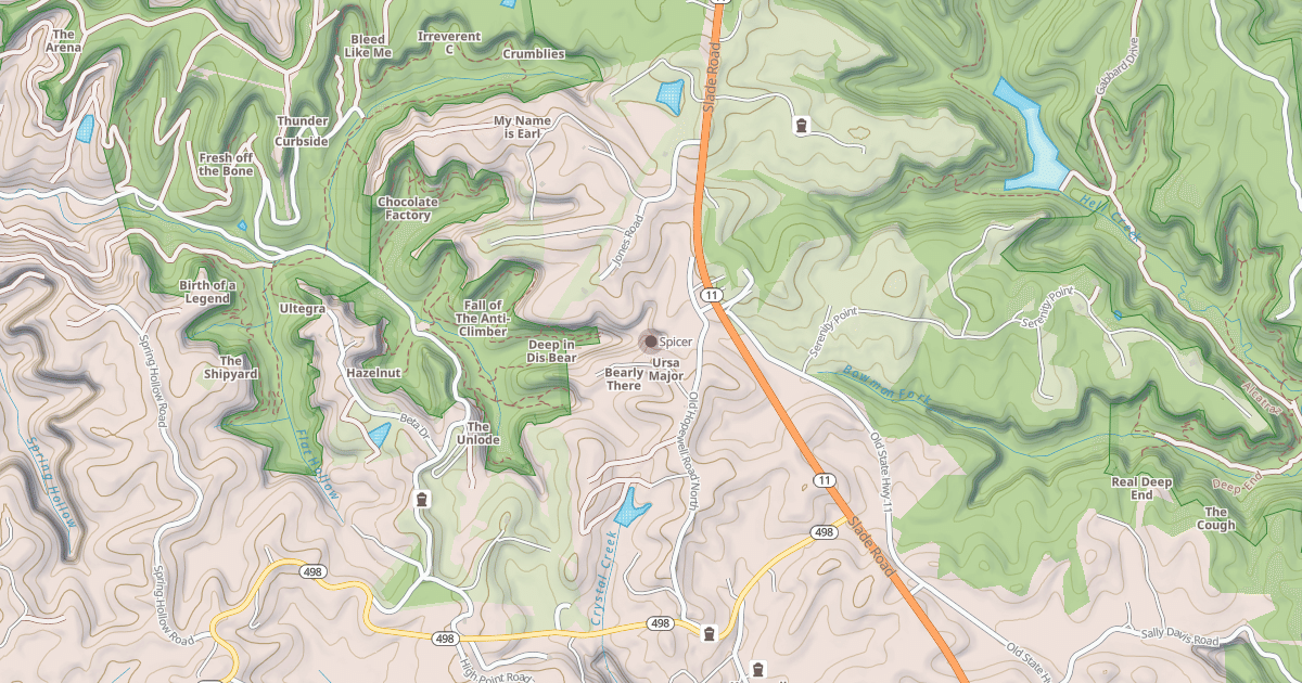 Map preview of Spicer