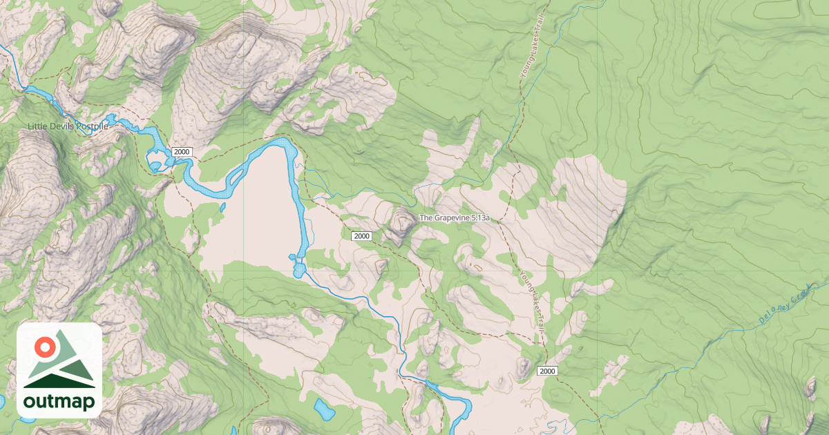 Map of The Grapevine