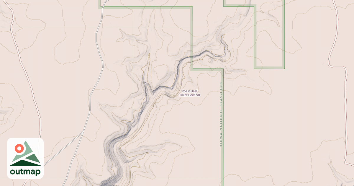 Map of Roast Beef Toilet Bowl