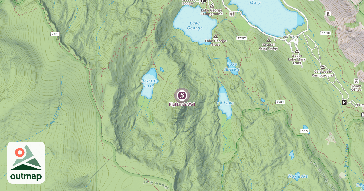 Map of Highlands Wall