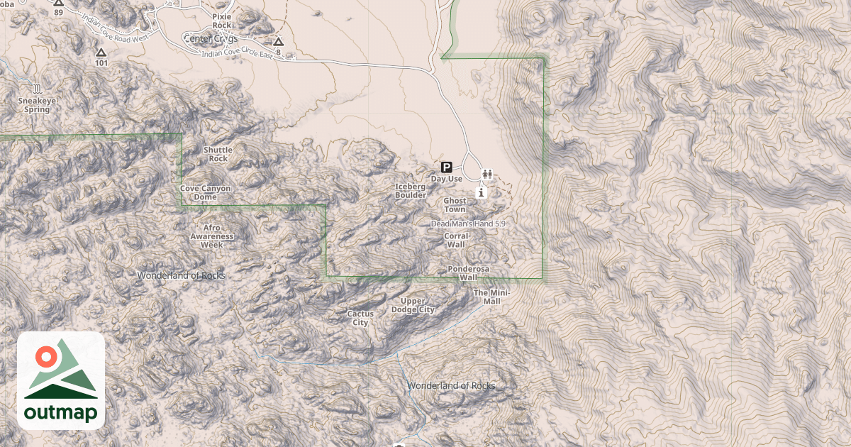 Map of Dead Man's Hand
