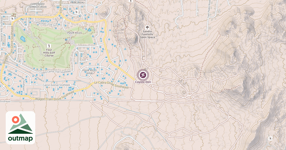 Map of Coyote Den