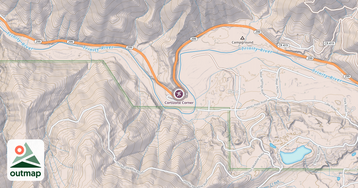 Map of Cortizone Corner