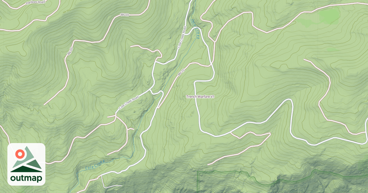Map of Trench Warfare