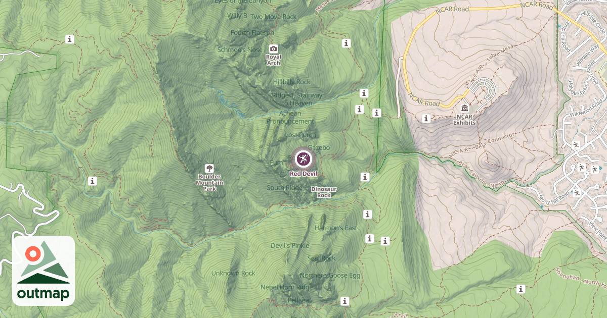 Map of Red Devil