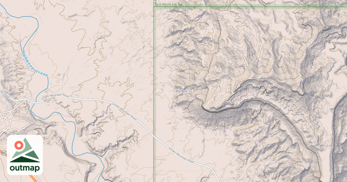 Map of Big Bear