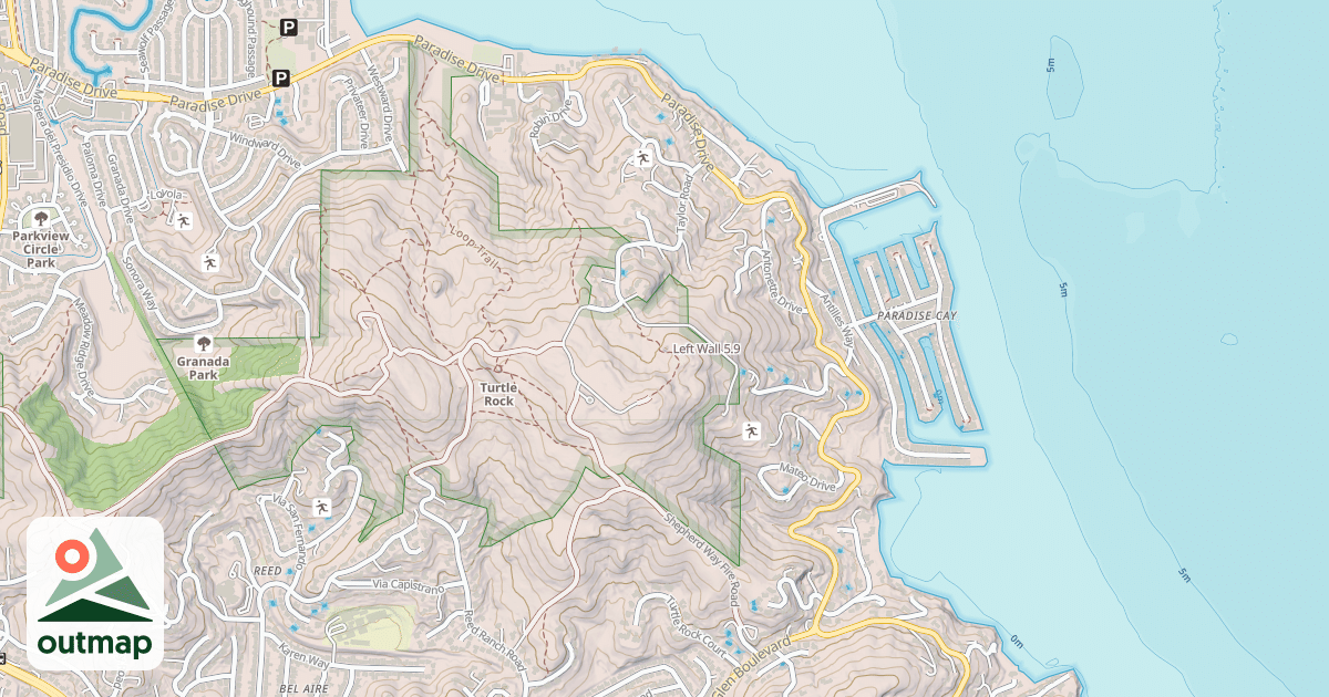 Map of Left Wall