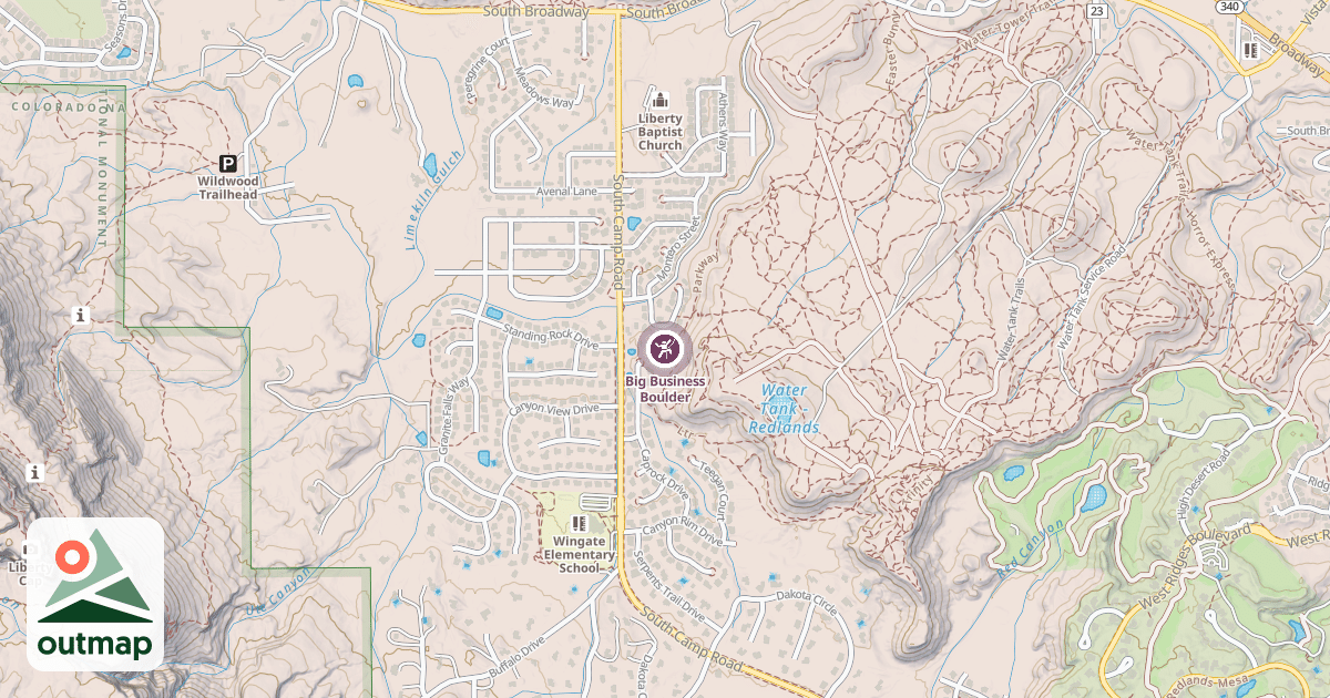 Map of Big Business Boulder