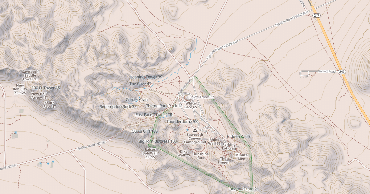 Map preview of Cupid's Arrow