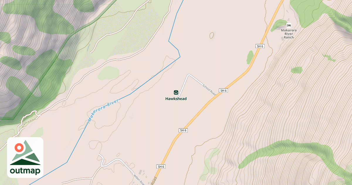 Map of Hawkshead