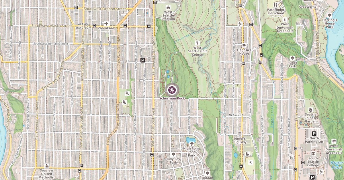 Map preview of Schurman Rock