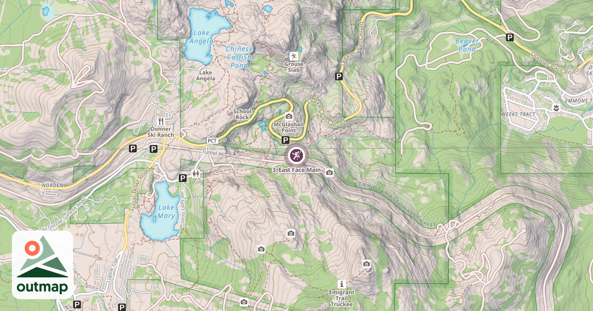 Map of 3. East Face Main